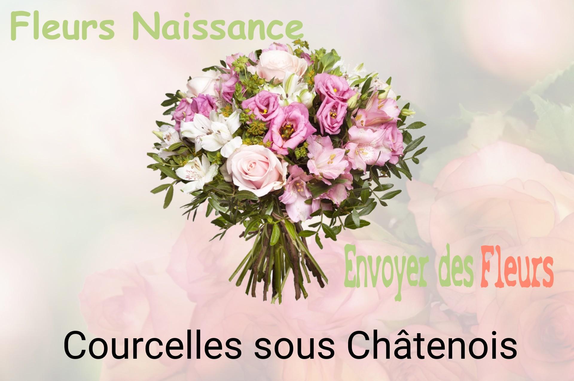 Bouquet de fleurs de naissance livré à Courcelles-sous-Châtenois