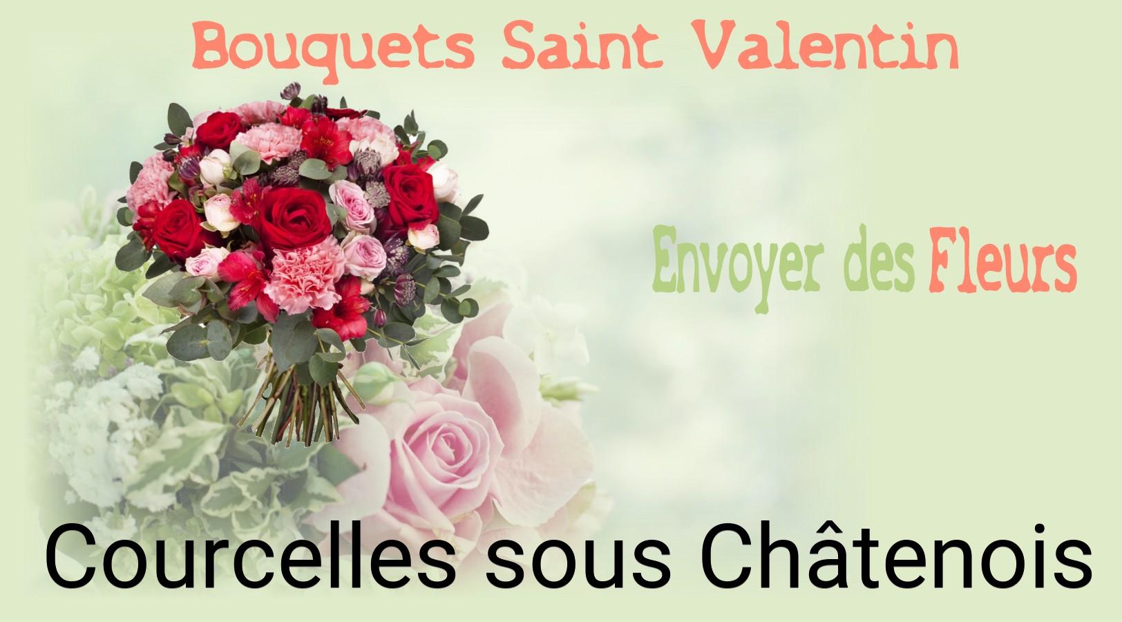 Roses de Saint-Valentin livrées à Courcelles-sous-Châtenois